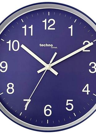 Годинник настінний technoline wt7520 blue (wt7520)