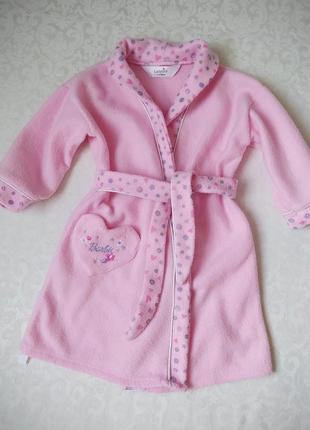 Дитячий теплий халат на дівчинку 2-3 роки
