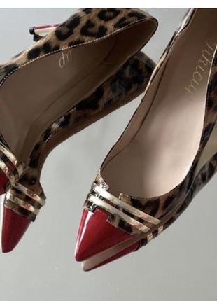 Туфли леопардовый принт