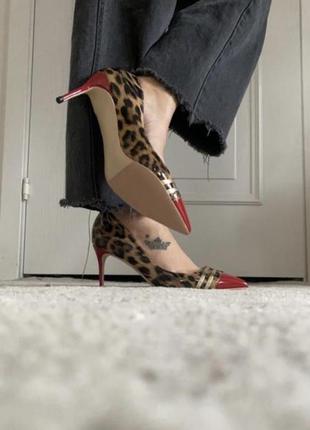 Туфлі леопардовий принт6 фото