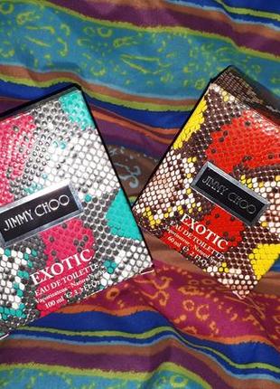 Редкий яркий сочный парфюм jimmy choo exotic.