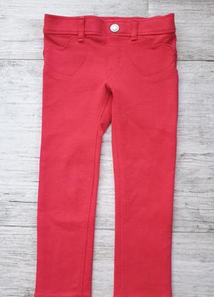 Красные трикотажные штаны gymboree