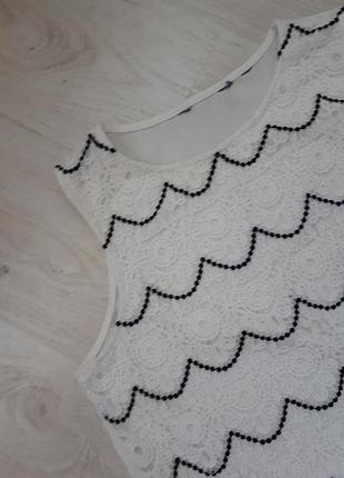 Блуза с кружевом р.
