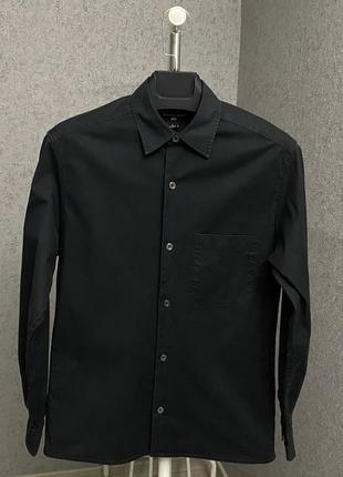 Черная рубашка от бренда polo ralph lauren