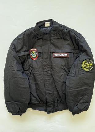 Бомбер vetements police bomber balenciaga rick owens raf simons alyx l