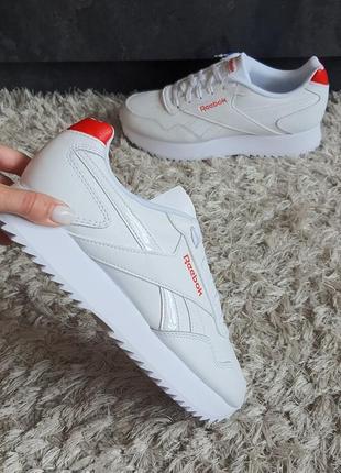 Оригинальн. кроссовки reebok royal glide fw6714 нат.кожа р.39eur.