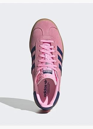 Кроссовки adidas gazelle bold pink glow  (адидас самб3 фото