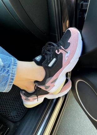 Жіночі кросівки adidas falcon black/pink4 фото