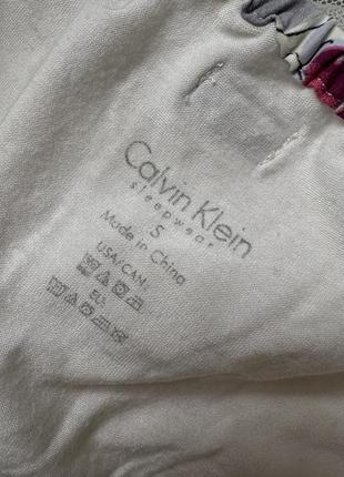 Пижамный комплект calvin klein, пижама с шортиками, пижамка нежная, пижама в цветок7 фото