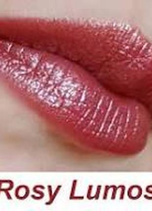 Зволожувальна мерехтлива губна помада ультра rosy lumos сяюча троянда1 фото