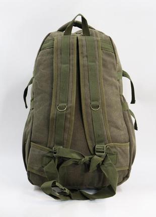 Большой брезентовый рюкзак, мужской рюкзак, туристический рюкзак3 фото