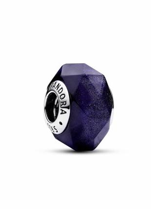 Срібна намистина шарм підвіска підвіс бусина срібло пандора pandora silver s925 925 проба ale з біркою і пломбою кліпса шарм-кліпса нічне небо
