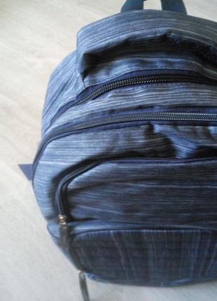 Рюкзак иллюзия с ортопедической спинкой 2 отделения синий тм ranec 52445 фото