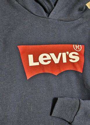 Капюшонка levi's для хлопчика, толстовка, батнік, кофта levi's,  левіс, левайс3 фото