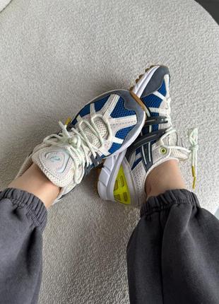 Женские кроссовки asics gel-sonoma 15-50 beige blue ассикс бежевого с синим цветами6 фото