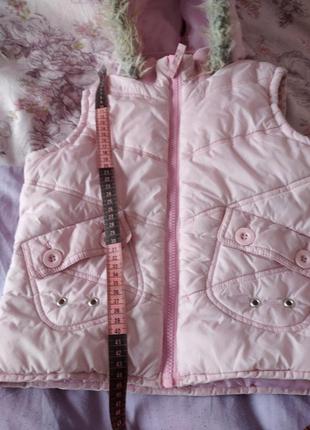 Синтепоновая стебагая   жилетка безрукавка жилет