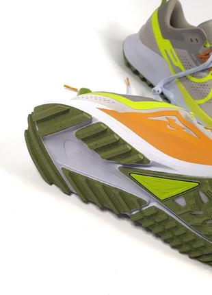 Nike react pegasus trail 4 •grey green•3 фото