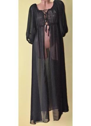 Шифонова туніка в підлогу, l-xxl