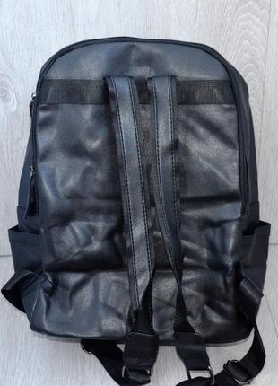Универсальный студенческий, школьный  рюкзак из экокожи2 фото