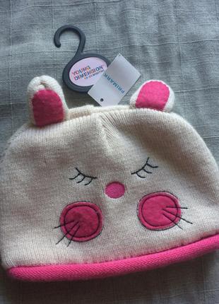 Милая шапка с ушками primark