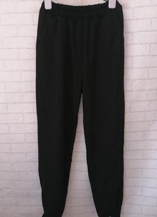 Женские спортивные штаны с карманами черный s, m, l, xl3 фото