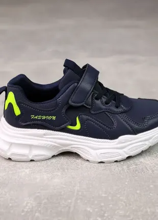 Детские синие легкие кроссовки с сеточкой для мальчиков и девушек, веселые-осенние,осень-весна,деми,сетка