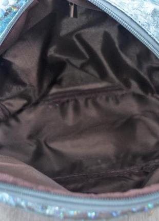 Рюкзак городской, школьный с накаткой русалка, ассортимент цветов4 фото