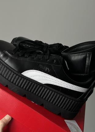 Puma fenty creeper by rihanna кроссовки кожа платформа оригинал новые черные высокие стильные редкие, уникальные красивые неповторимые1 фото