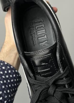 Puma fenty creeper by rihanna кроссовки кожа платформа оригинал новые черные высокие стильные редкие, уникальные красивые неповторимые7 фото