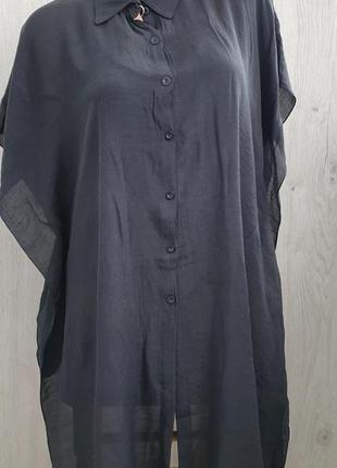 Легкая и стильная женская пляжная туника m, l