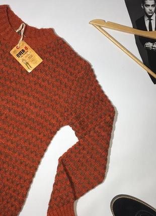 Теплый вязаный свитер. при покупке двух вещей скидка 2