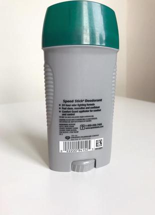 Мужской дезодорант speed stick regular deodorant 24 hr protection. 85 g.