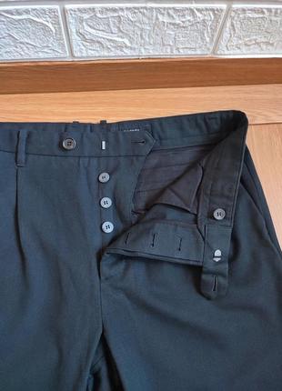 Шерстяные брюки слоучи из шерсти allsaints all saints tallis slim fit cropped pants ☕ 32w/наш 48р7 фото