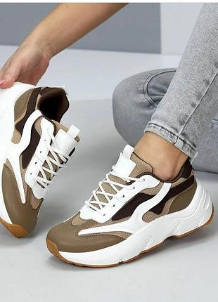 Стильная новиночка кожа+текстиль