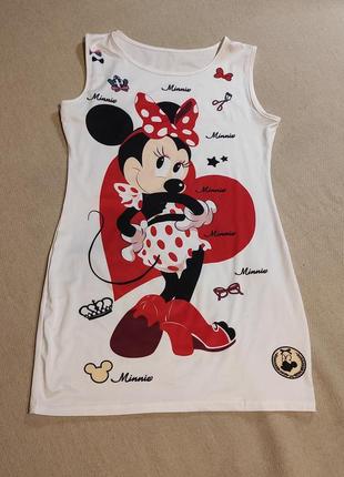 Подовжена майка, плаття із принятом "мінні маус"