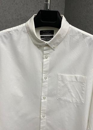 Белая рубашка от бренда primark3 фото