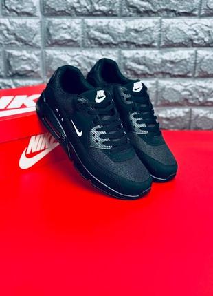 Nike air max кроссовки черные подростковые/ мужские размеры 36-411 фото