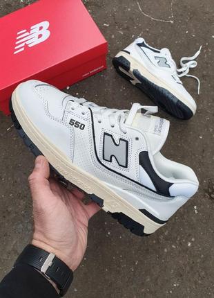 New balance 550 •white black•