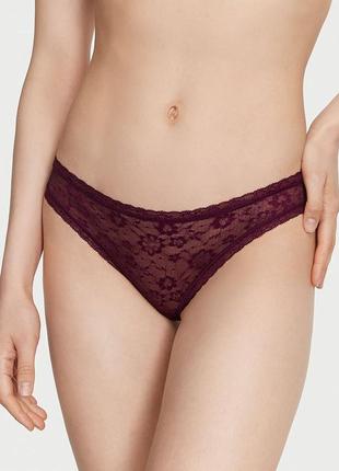 Кружевные трусики бикини victoria’s secret 🔥акция! 🔥получи скидку 20%