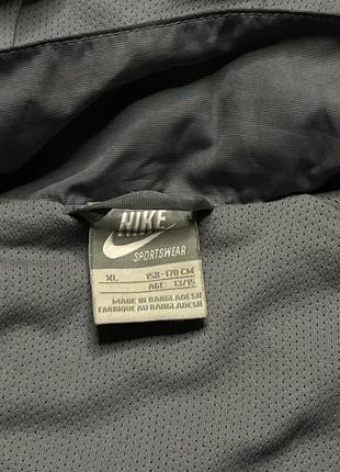 Вітровка вінтажна nike vintage сіра спортивна s розмір6 фото