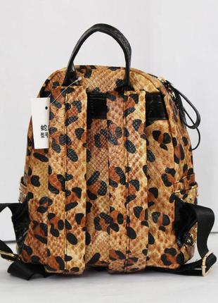 Стильный школьный, подростковый, студенческий рюкзак с эко-кожи3 фото