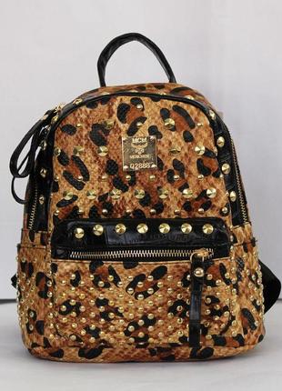 Стильный школьный, подростковый, студенческий рюкзак с эко-кожи1 фото
