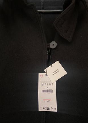 Zara вовняна накидка 2023-24fw hooded wool cape zw limited edition з іспаніі10 фото