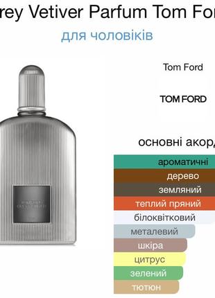 Tom ford grey vetiver parfum новинка 20236 фото