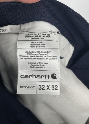 Карго брюки carhartt синие рабочие xl размер5 фото
