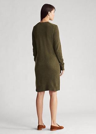 Polo ralph lauren jumper dress женское платье из шерсти и кашемира3 фото