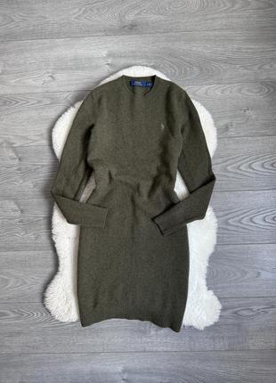 Polo ralph lauren jumper dress женское платье из шерсти и кашемира