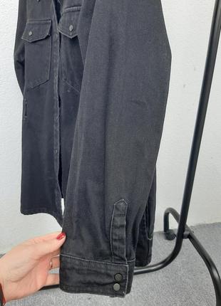Удлиненный пиджак джинсовый2 фото