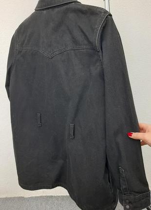 Удлиненный пиджак джинсовый3 фото