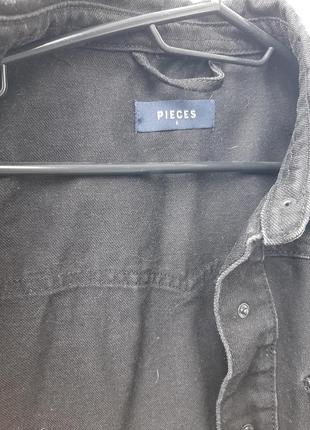 Удлиненный пиджак джинсовый5 фото